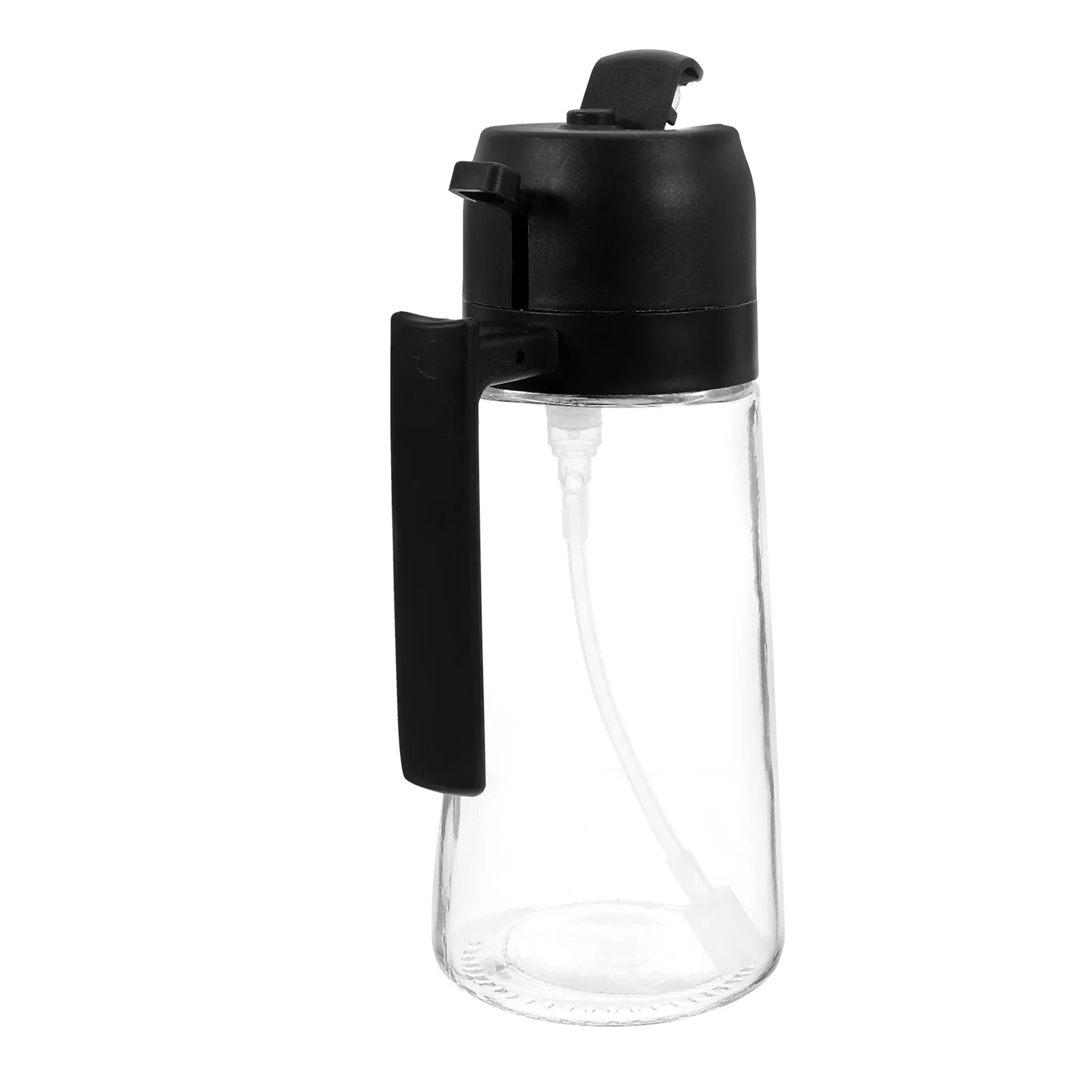 

470ml Glass Bottle for Kitchen Olive Oil Container Soy Sauce Dispenser Large Olive Oil Bottle Capacity Ivory White