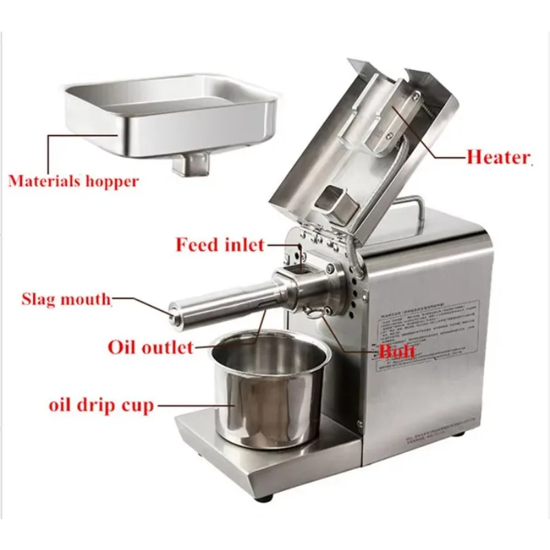 

Professional Oil Press / Seed Oil Extraction Machine / Oil Press Machine 6YL-68 in China