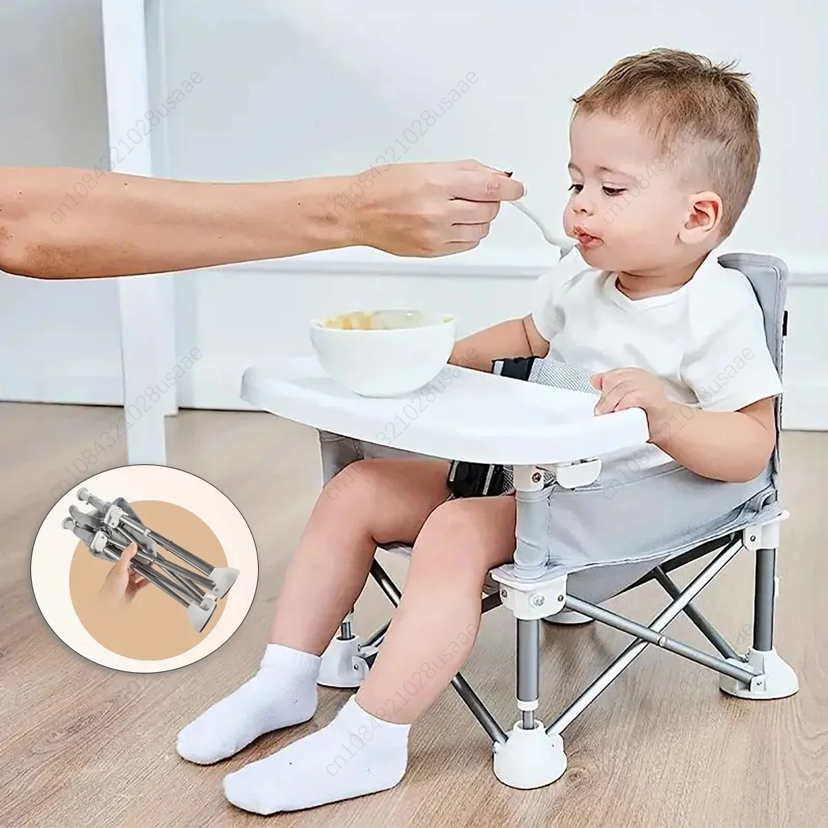 Baby Dining Chair Foldable Portable Baby Chair Dinner Table and Chairs Children Folding Dining Chair Feeding Chair Baby Chair