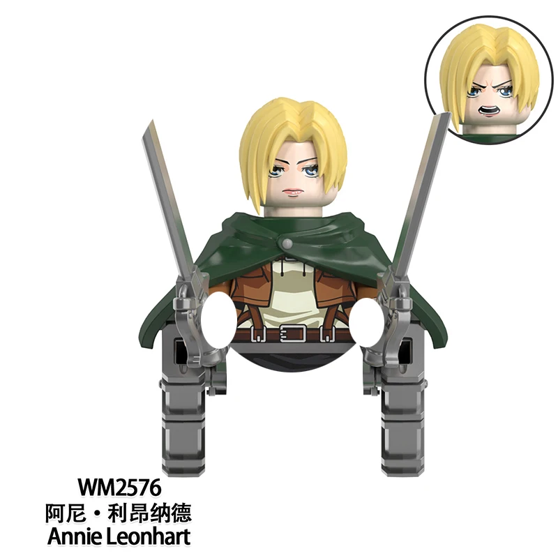 2026 Neue Mini-Bausteine Actionfiguren Attack on Titan Charaktere Bauklötze für Spielzeug Geschenke Kinder
