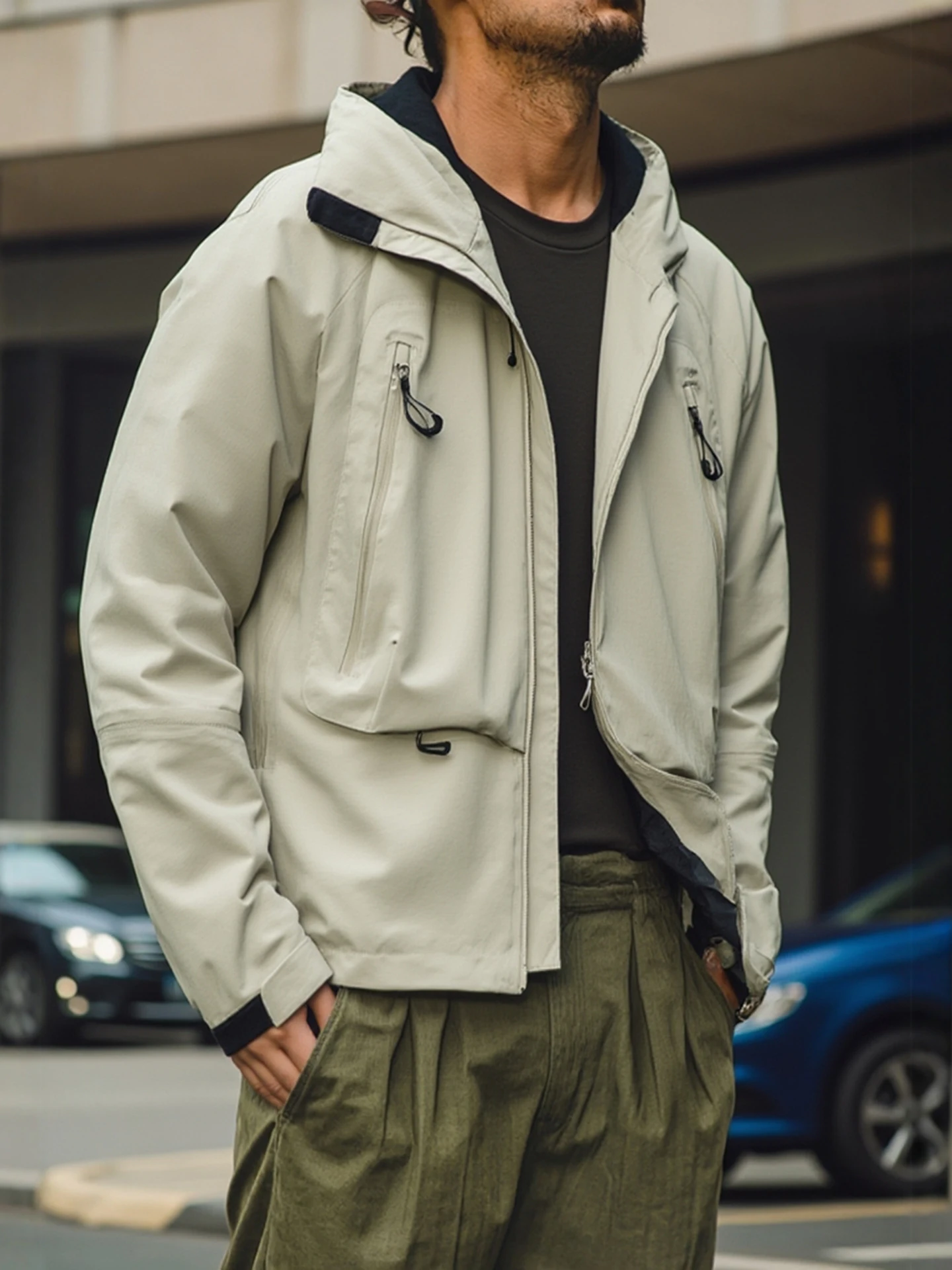 

Men's Outdoor Sports Lightweight Functional Jaet Spring Autumn Workwear Coat Bird Home Mountain Series Faion Urban Sle