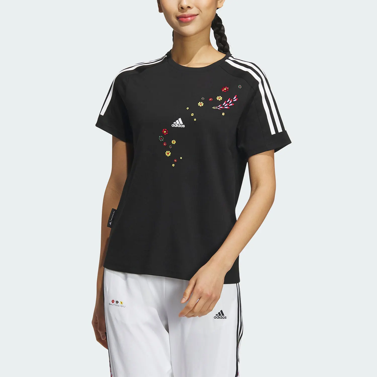 

Женская модная повседневная спортивная футболка с коротким рукавом Adidas Originals IM8448