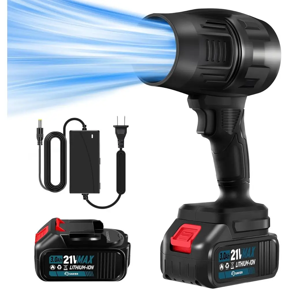 

CordlLea Blower Portable Dust Cleaner Handheld Lightweight Blowers 180000 RPM with Adjustablor Patio Cleaning, Drying,Camping Gi