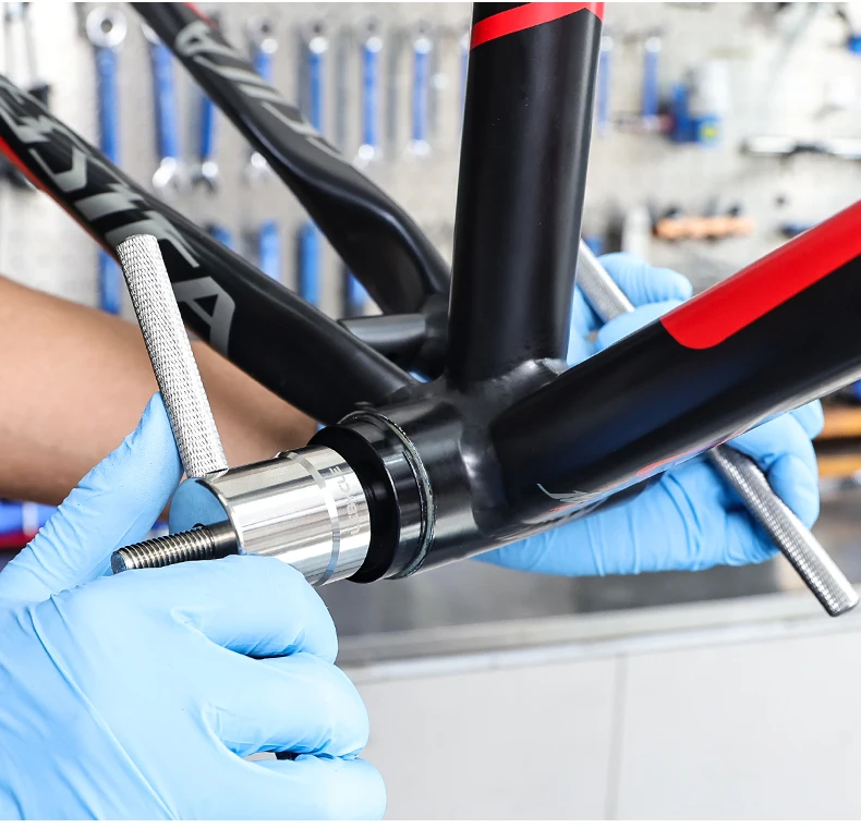 LEBYCLE MTB Rennrad Nabenlager-Montagewerkzeug Fahrradnabenlager-Pressset Fahrradnaben-Freilauf BB-Lager Installationswerkzeuge – Detail 9