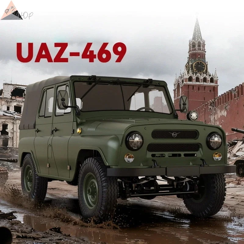 

WPL C-94 1:12 UAZ-469 4WD RC Crawler Off-Road Military Style Truck Remote Control Car Model