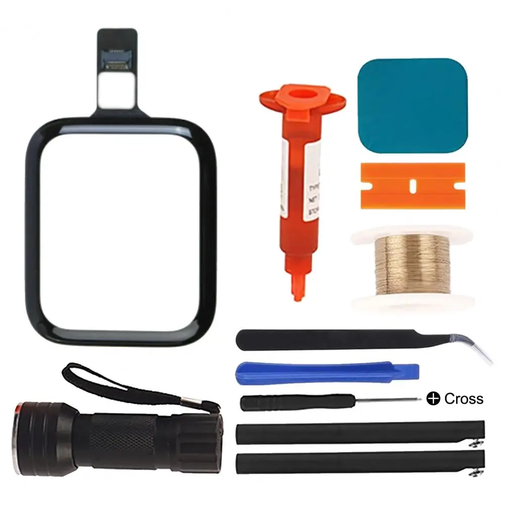 

Сенсорный экран для часов, Высококачественная передняя стеклянная линза ЖК-дисплея, сменная легкая стеклянная крышка для часов