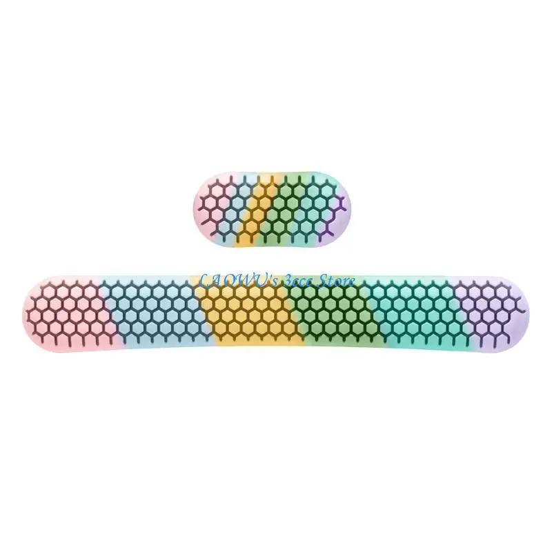 

Y8AD Comforble Memory Foam Keyboards Hand Rest Wrist Support Mouse Pad for Easy Typing