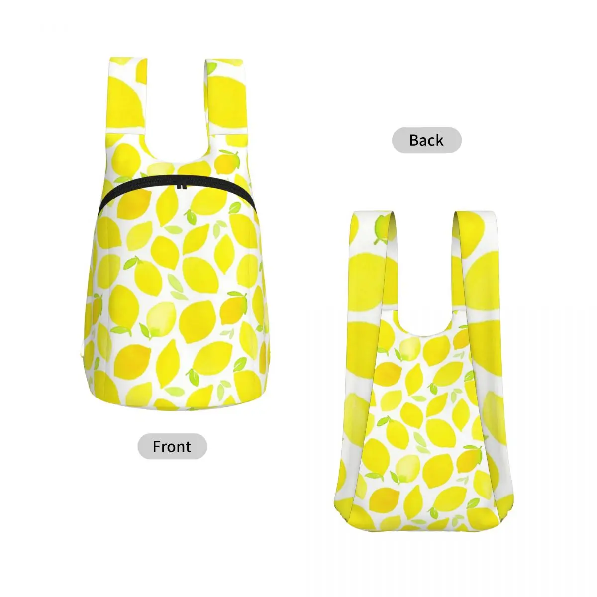 Lemons Backpack Student Storage BookBag Kids School Bag Laptop Shoulder Bags for Boys Girls