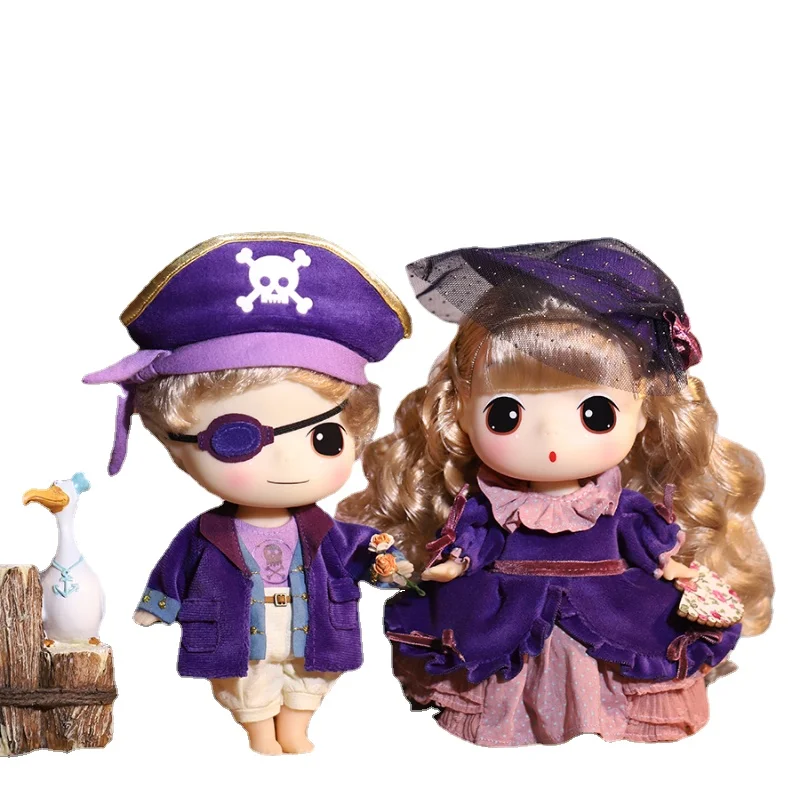 

Dongji Pirate & Princess Couple Set Doll Figure Valentine's Day 520 Girlfriend Girl Romantic Gift