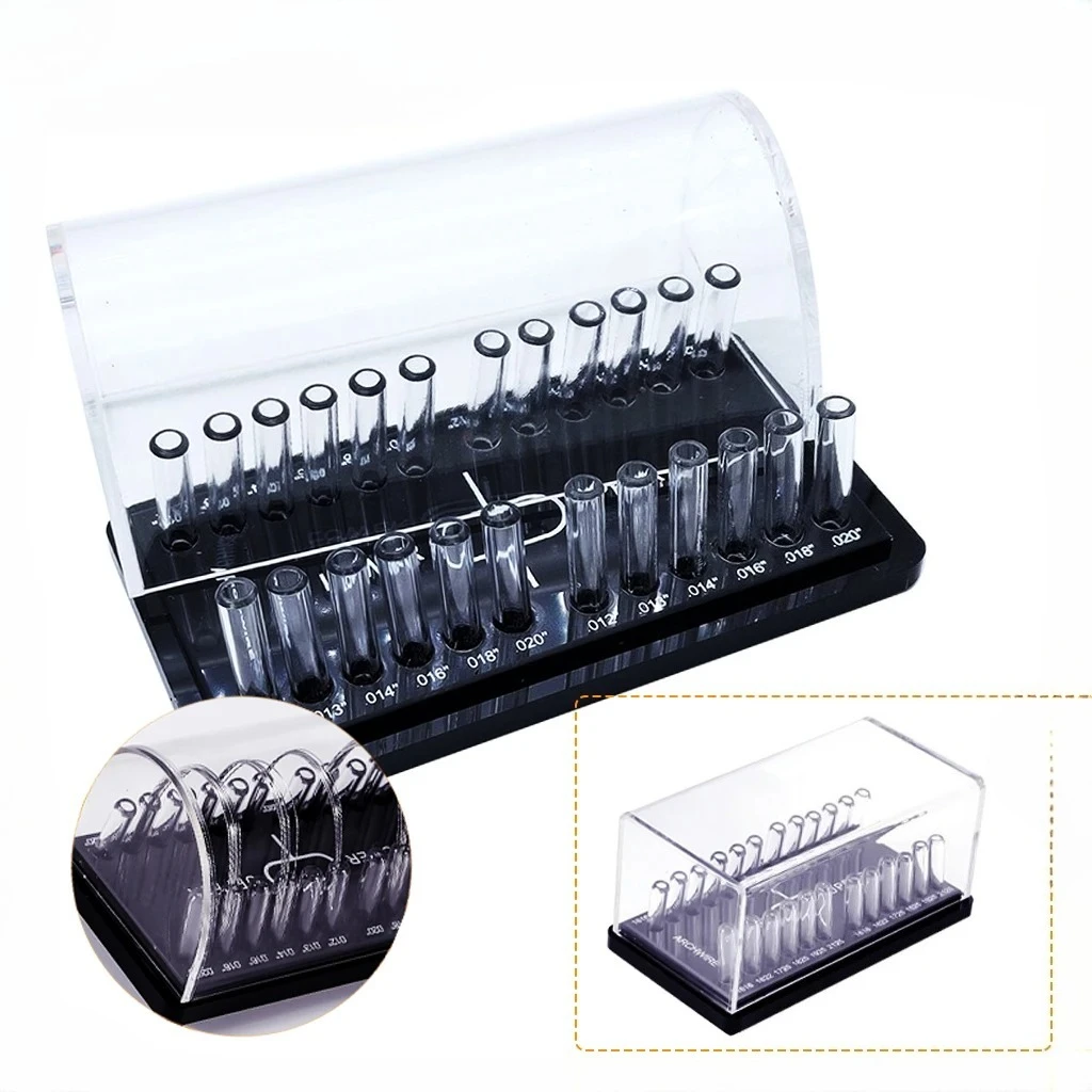 

Стоматологический акриловый органайзер-держатель Ortho ArchWires, круглый/прямоугольный держатель для проводов, чехол для размещения проводов, ящик для хранения стоматолога