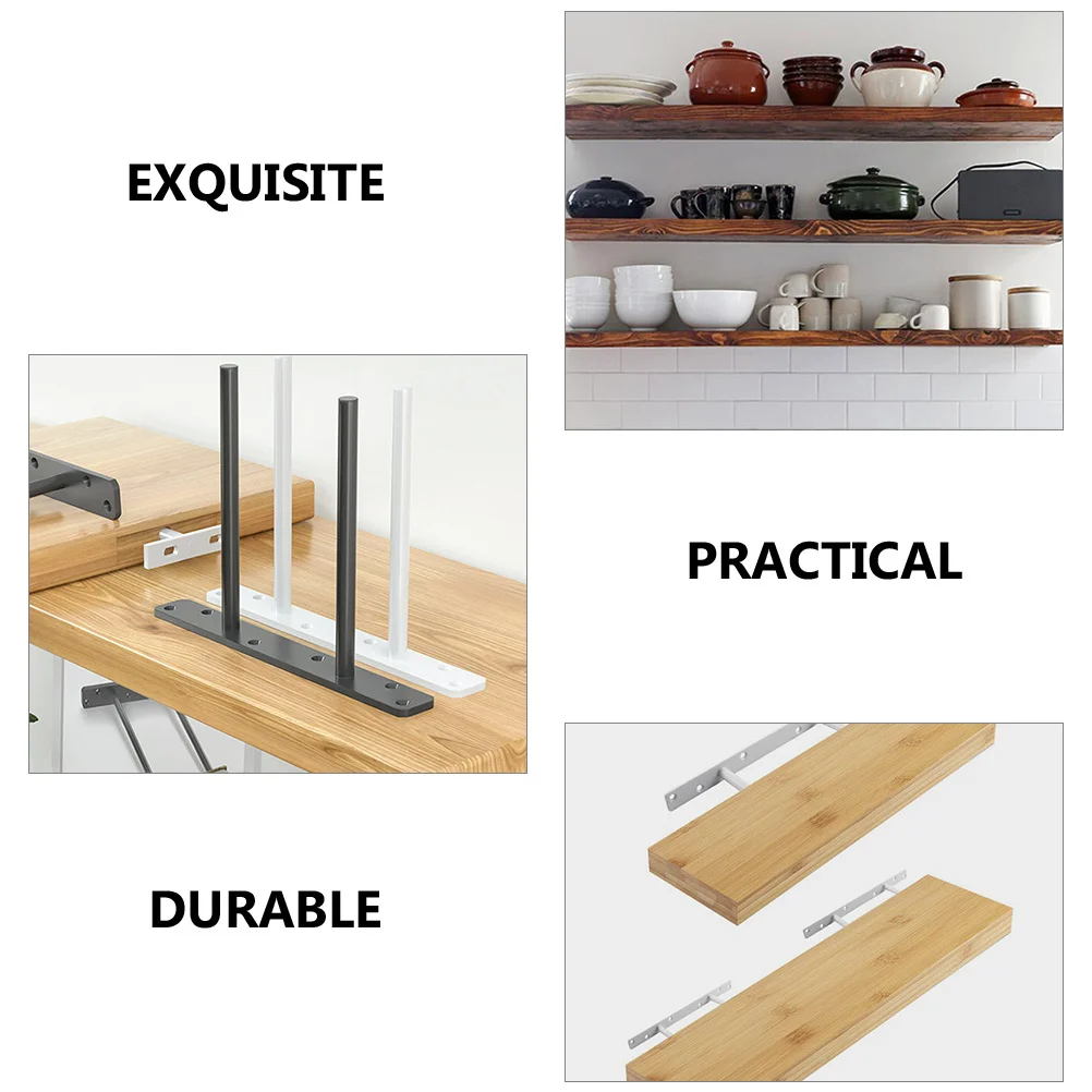 

Heavy Duty Invisible Shelf Bracket 6mm Grooving Board Support DIY Bookshelf Home Decor Heavy Duty Floating Shelf Bracket