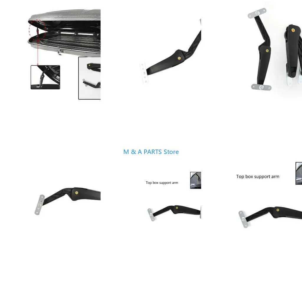 U1JF Rusts Proof Car Top Carriers Support Arm with Shock Absorb for Vehicles Luggage