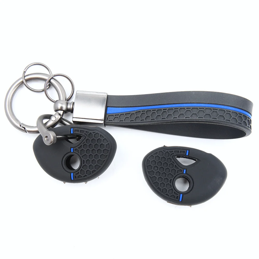 For BMW K1200R R1200RT K1300R S1000RR F650GS F800GS F800ST Protective Silicone Remote Key Case Compact Wristlet