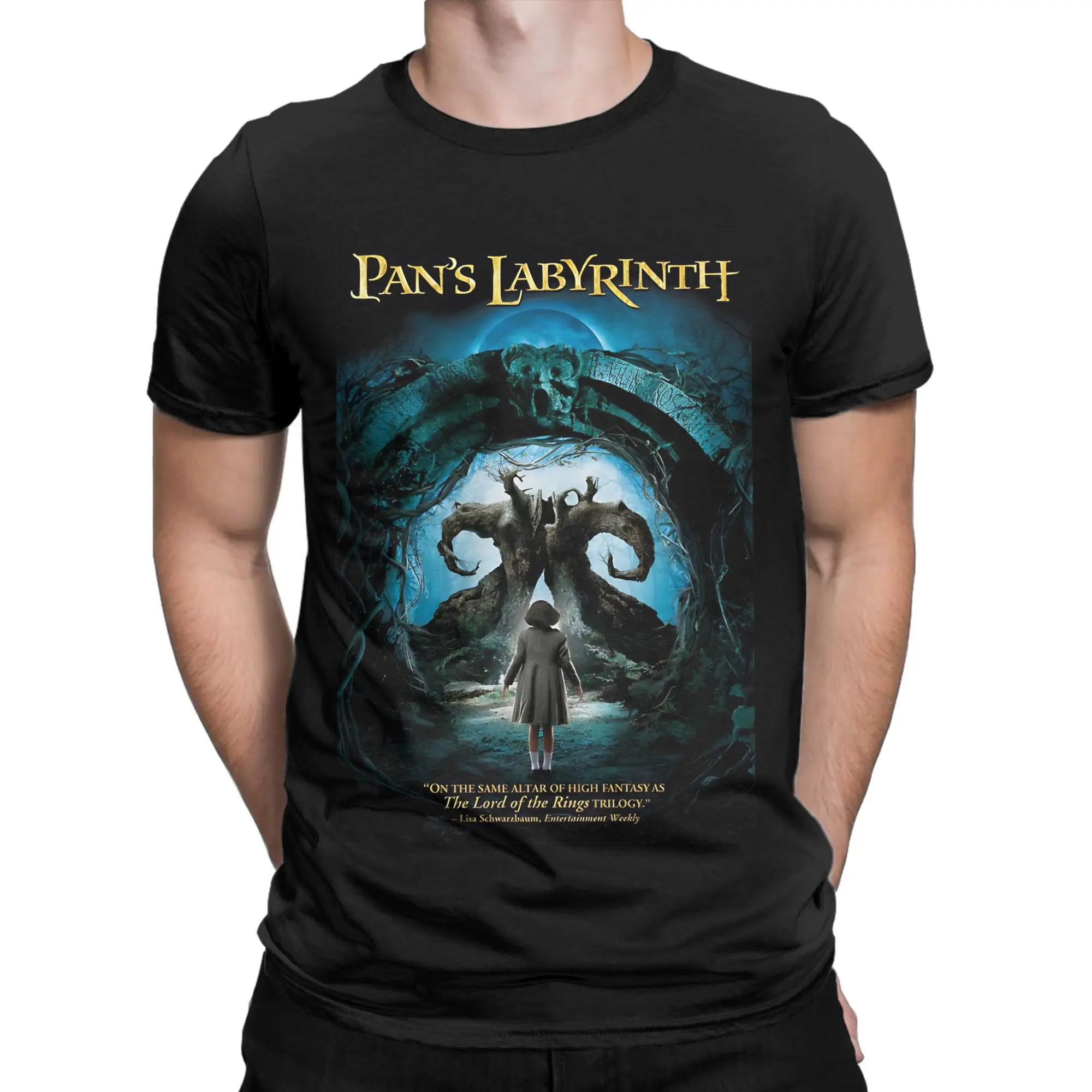 Pans Labyrinth Movie Classic Shirt Funny Graphic 100% Cotton T-Shirt pans labyrinth Tees Tops For Men