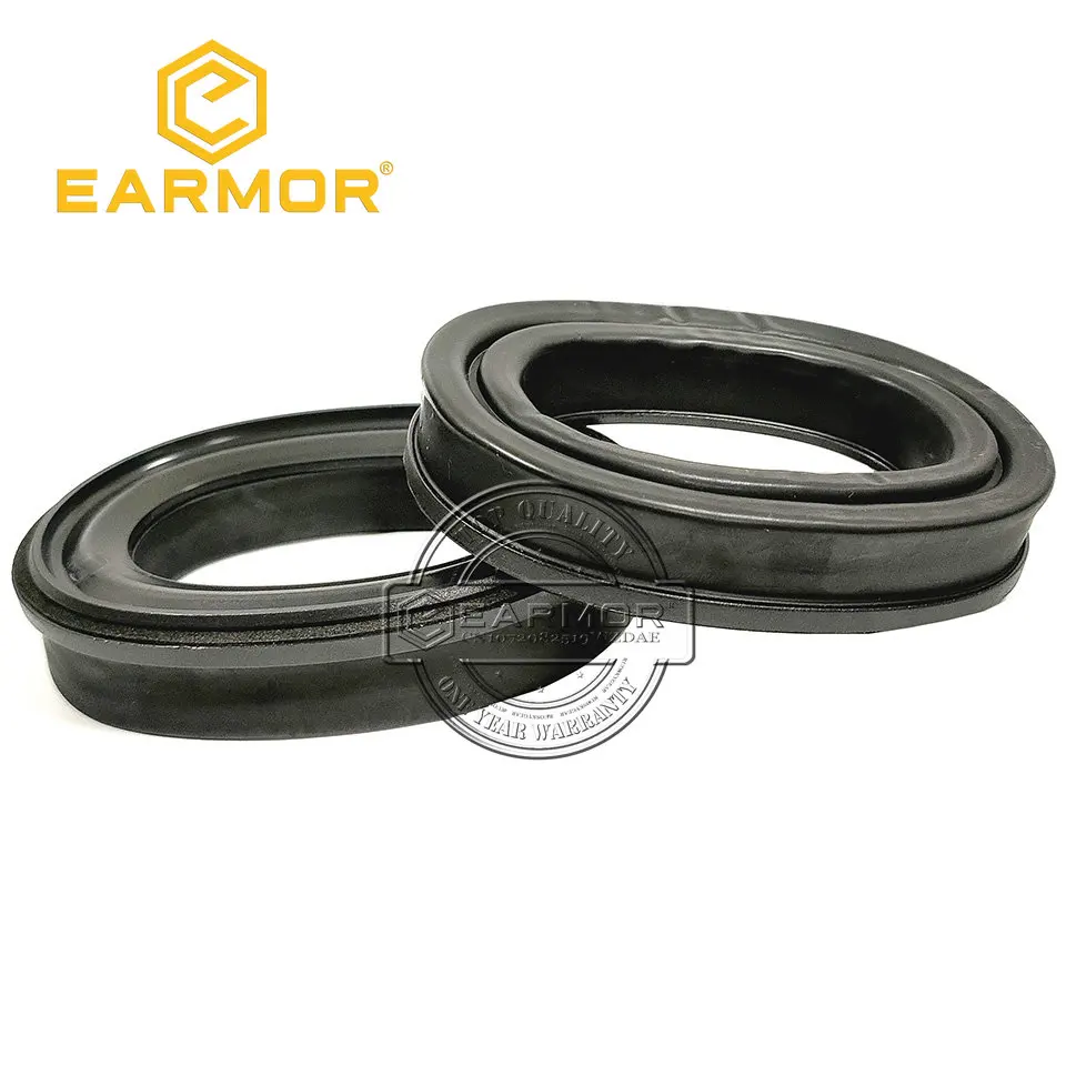 EARMOR S06 Silicone Gel Ear Sealing Rings Pair Headset Accessories Fit for M30 Shooting Noise Reduction Headset Replacement