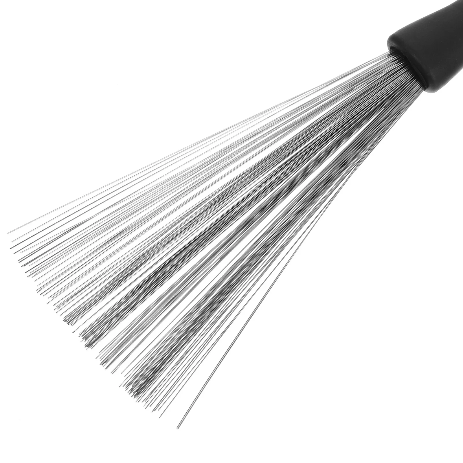 

Stainless Steel Drum Brush Retractable Rust-Resistant Durable Wire Brush For Jazz Drums Percussion Cleaning Tool