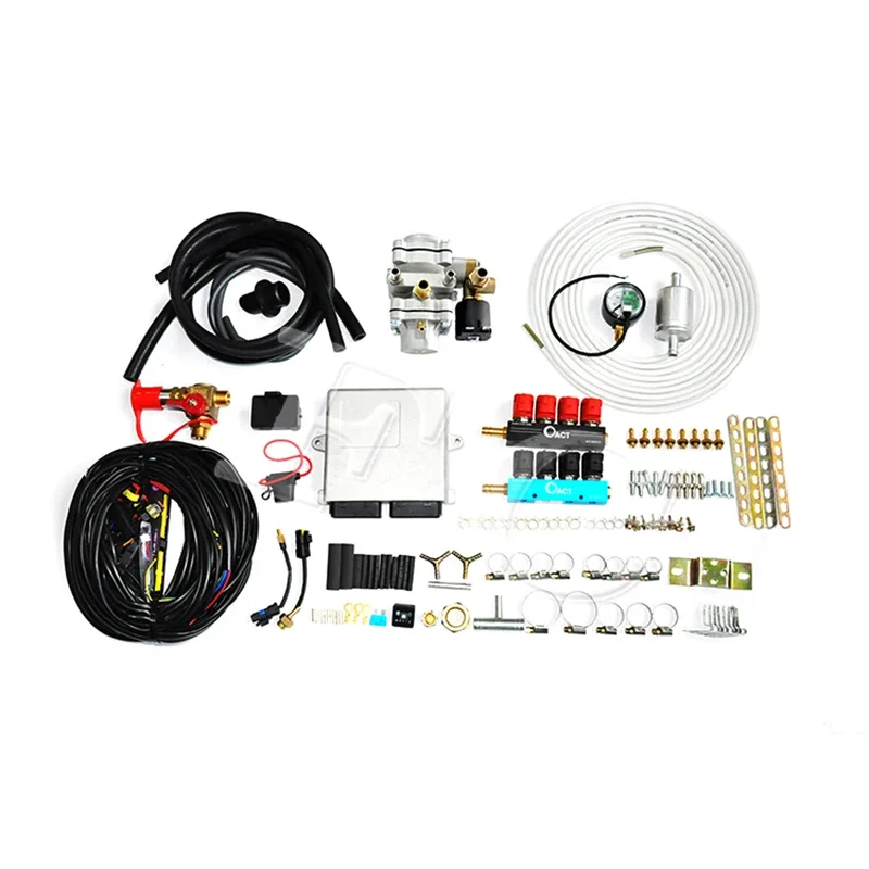 Dual Fuels CNG Conversion Programming High Pressure 8 Cylinders Ngv Kit Sequential  System for V8 Car Engine