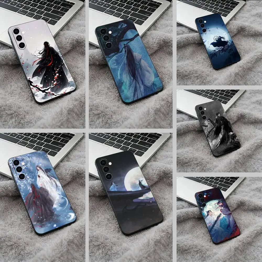 The Grandmaster- of -Demonic -C-Cultivation Soft Silicone phone Case for Samsung Galaxy A73/A71/A72/A70/A53/A52/A51 - Black