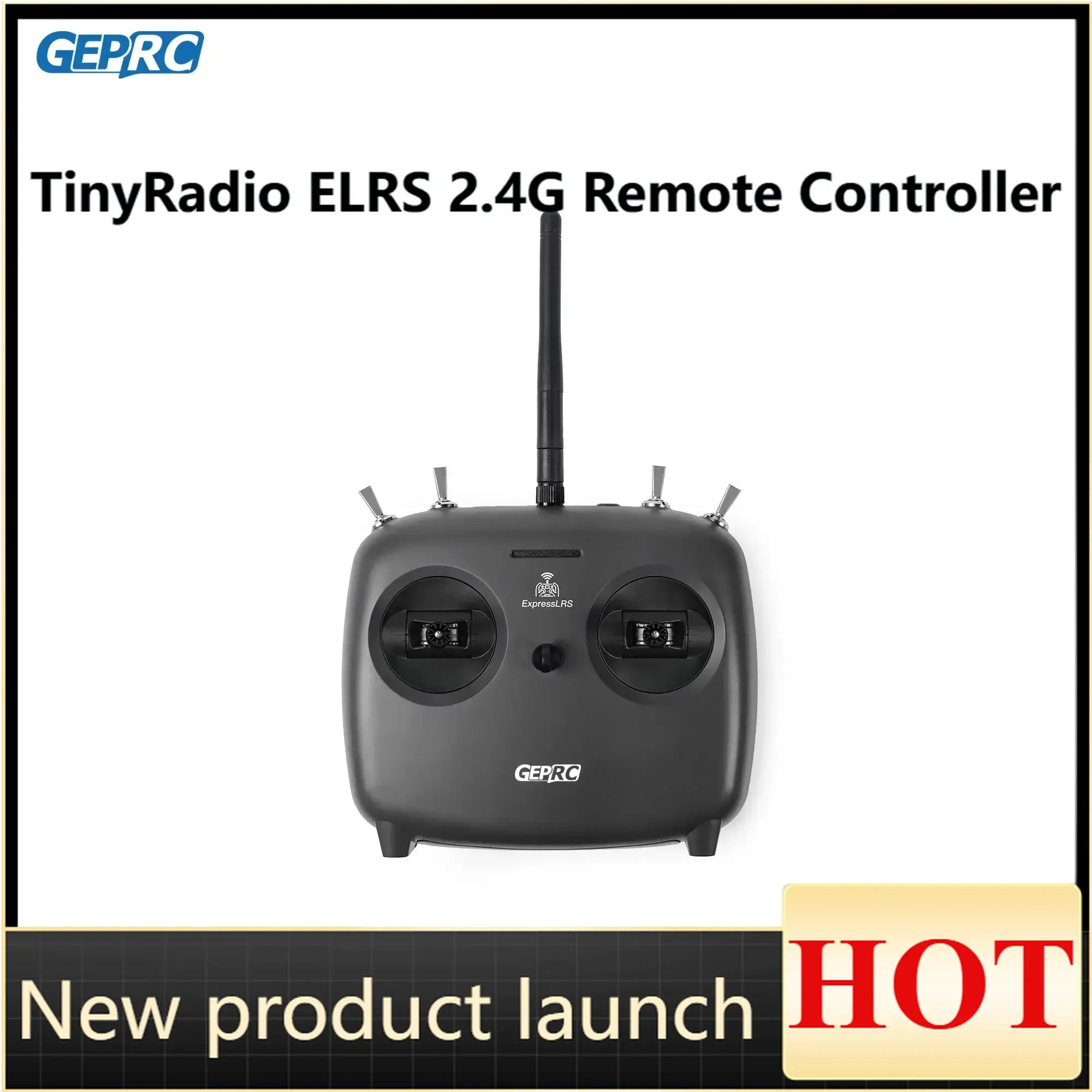 GEPRC TinyRadio ELRS 2.4G Пульт дистанционного управления Самолет Многороторный Подходит для радиоуправления Передатчик RC FPV Квадрокоптер Tinygo
