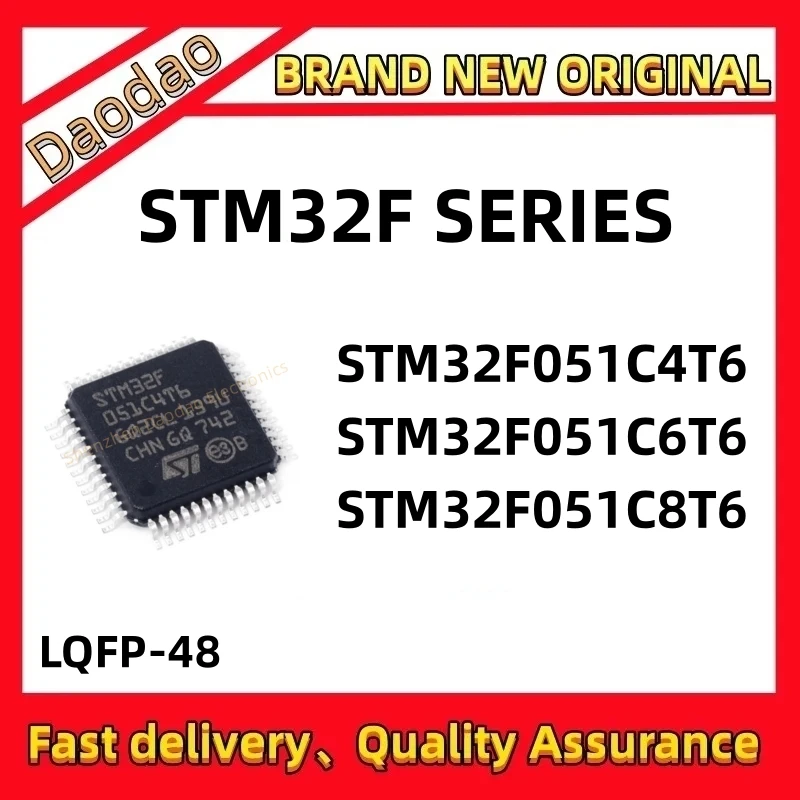 STM32F051C4T6 STM32F051C8T6 STM32F051C8T6 STM32F051 STM32F STM32 STM IC MCU chip LQFP-48