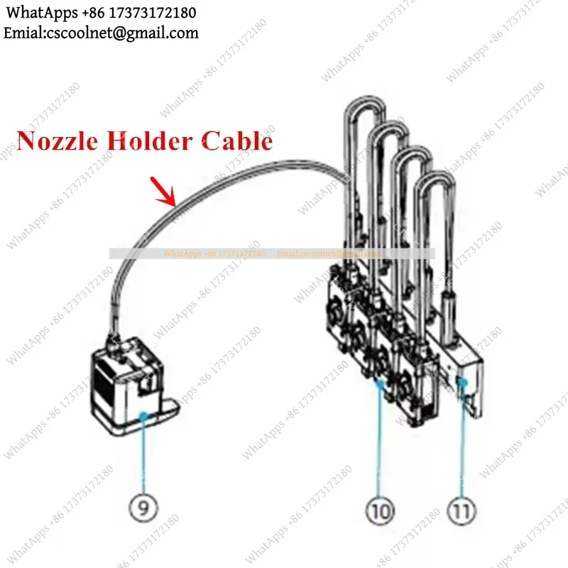 k3 Original Wiring Harness Extruder C Cable for Flashforge Creator 5 Pro 3D Printer Parts