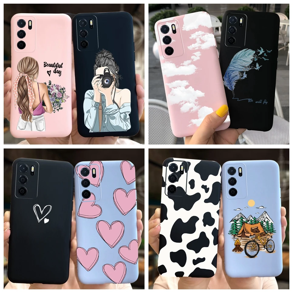 

Silicone Case For Oppo A16 Case CPH2269 Hot Popular Sell Phone Cover For Oppo A16s CPH2271 OppoA16 A 16s 4G Soft Silicone Funda