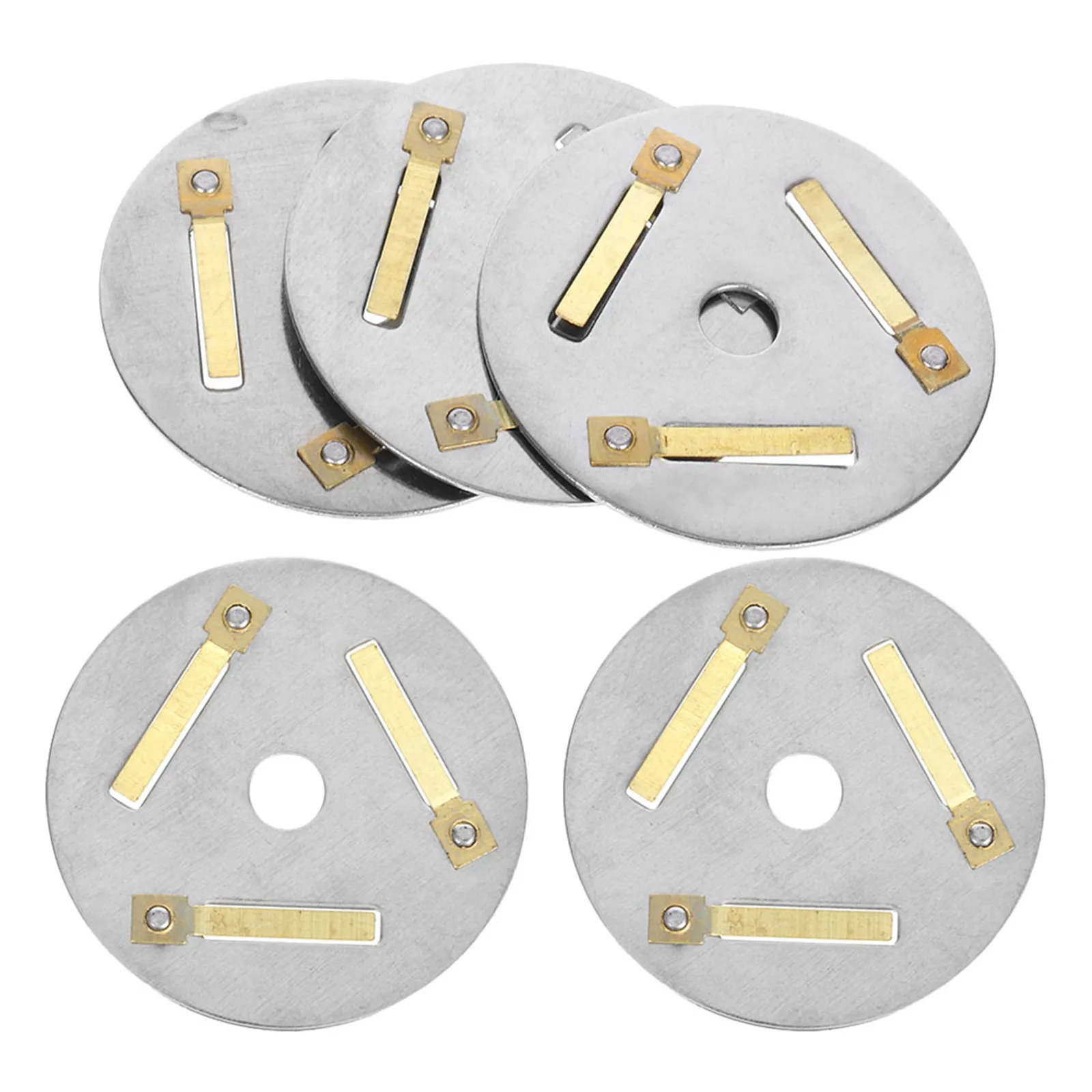 5Pcs Stainless Steel Kettle Whistle Replacement Metal Lid Sound Piece Teapot Parts Whistling Lid Chips Boiling Alert