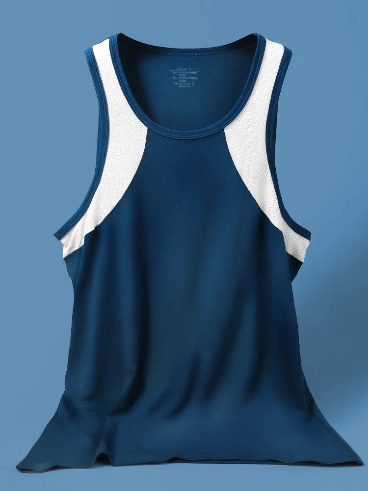 Ice silk fitness vest, breathable and quick-drying, helps burn fat and shape