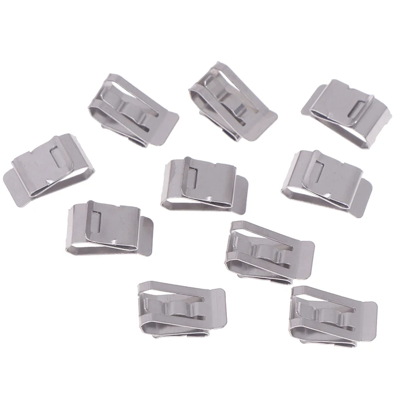 Pack of 10 Durable Stainless Steel Solar PV Wire Installation Clips