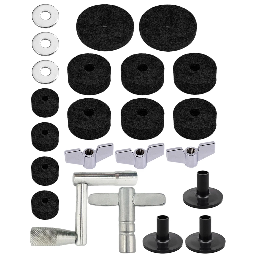 

Non slip Felt Pad Cymbal Accessories Supplies Metal Drum Kit Jazz Pads Durable Craftsmanship Percussion Accessories Drum Set