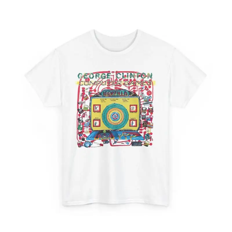 

Белая футболка группы Джорджа Клинтона