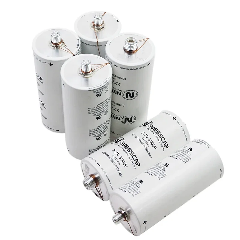 6PCS Korea Brand new original 2.7V 3000F Super Farad Capacitor DIY 12V 16V Spot Welding Machine Car Audio Car Start Power Supply