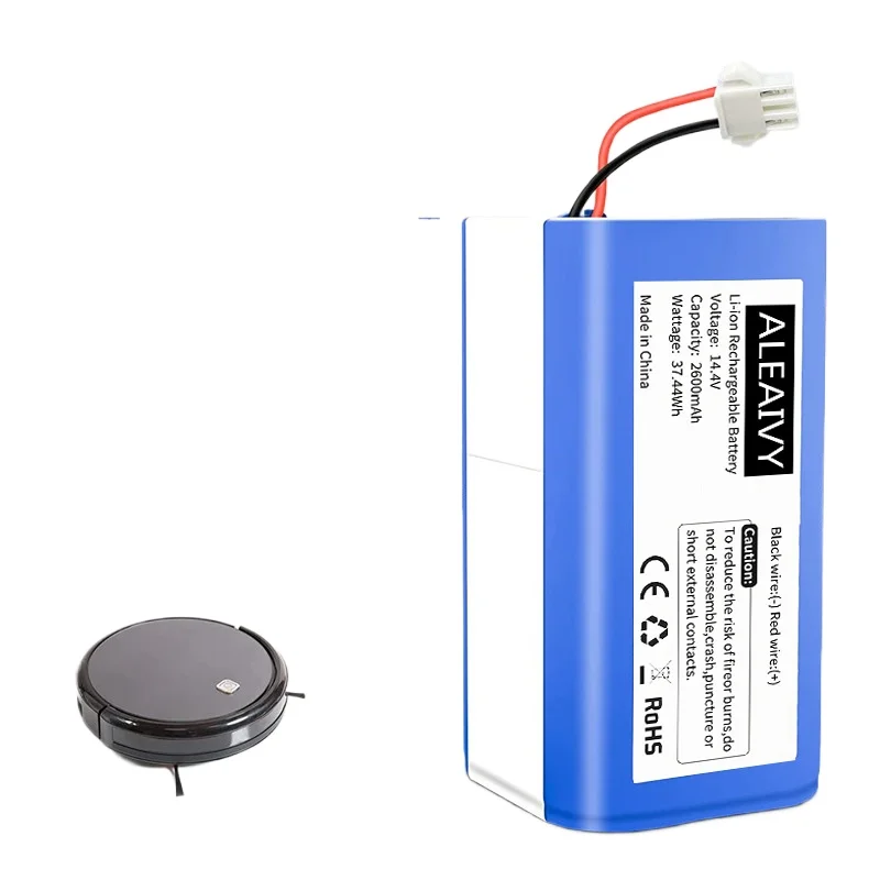 

14.4V/14.8V 2600mAh 18650 Li-ion Replacement Battery for Conga Excellence 990, Conga 950, Conga 995,Conga 1790 Robot Vacuum