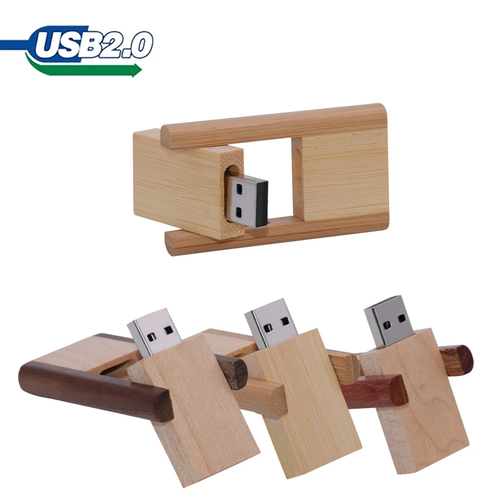 USB Flash Drives Free Custom Logo Pen Drive Wood Memory Stick Wedding Photography Gifts Pendrive 64GB 32GB 16GB 8GB 4GB