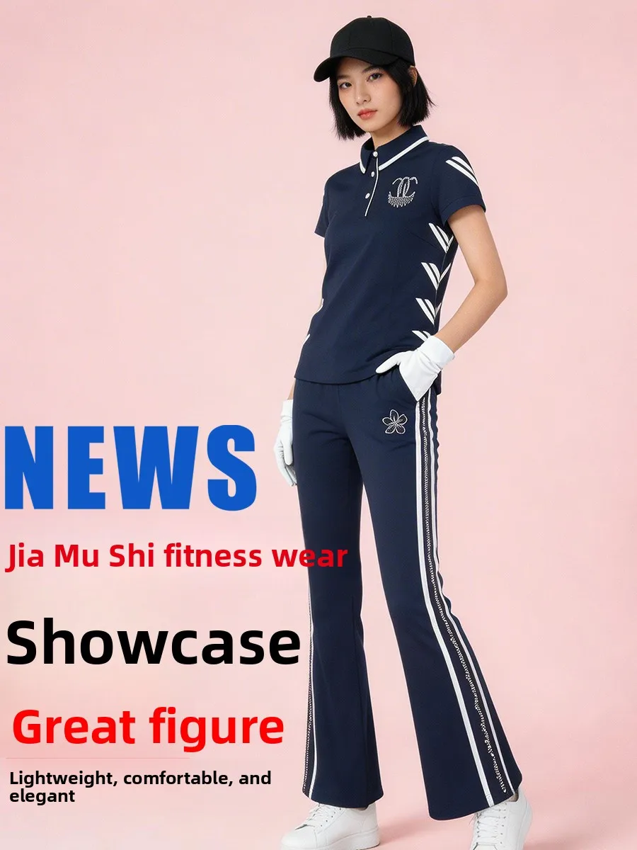 new-summer-ice-silk-thin-short-sleeve-fitness-square-dance-set-recommended-slimming-style-polyester-fabric-women's-outfit