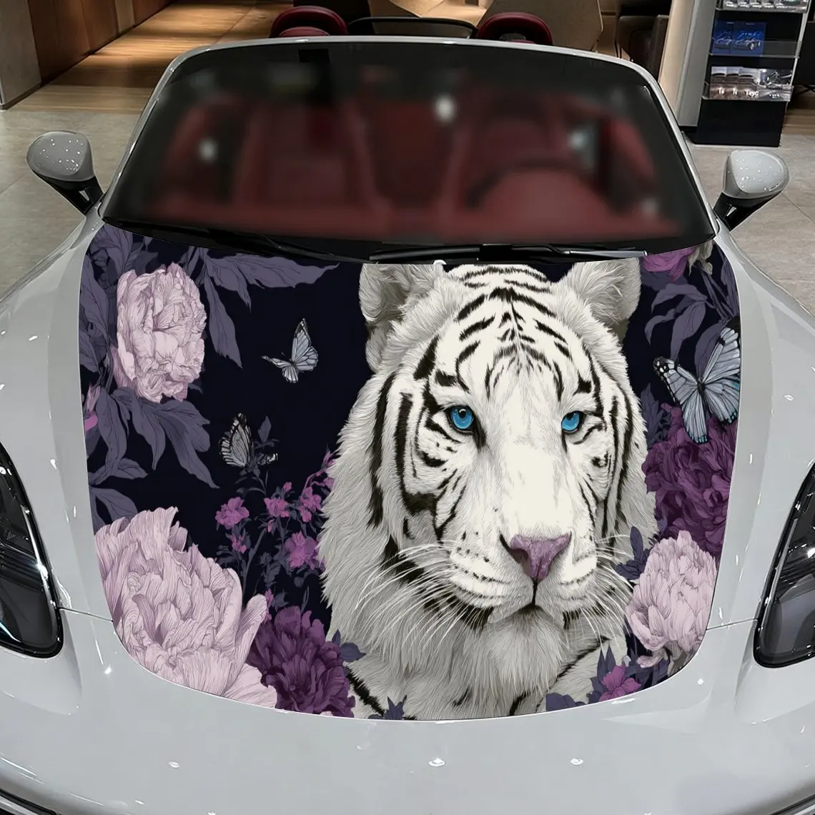 Car Decals A White …