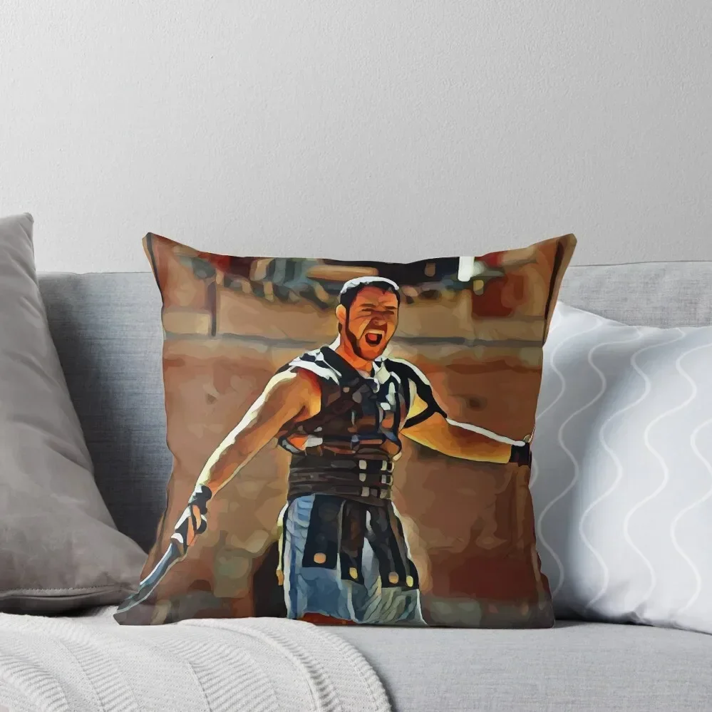 

Gladiator - Russell Crowe Throw Pillow Embroidered Cushion Cover Pillowcase Cushion pillow