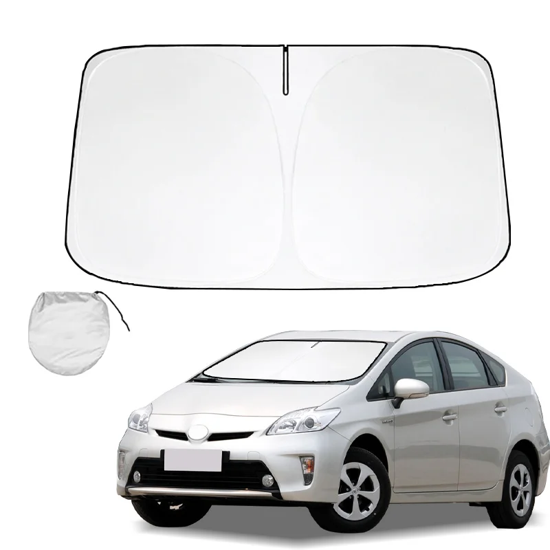 Car Windshield Sun Shade For Toyota Prius Hatchback 2016 -2020 2021 2022 Sunshade Foldable Sun Visor Protector Blocks UV Rays