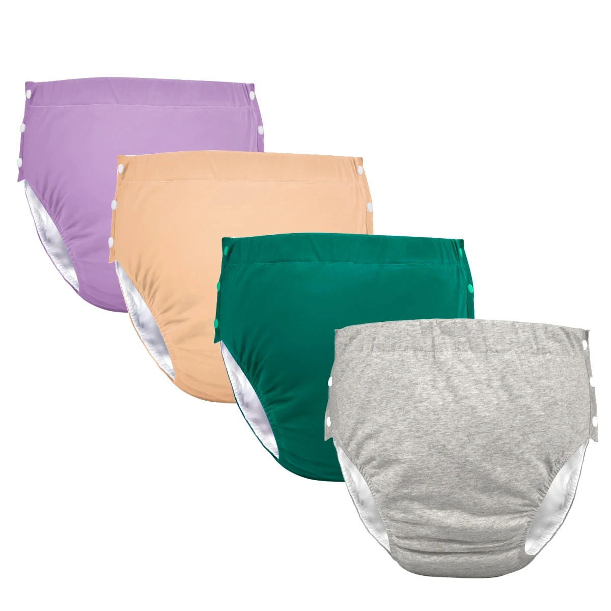 1Pc 코튼 컴포트 성인 기저귀 바지 환자, 노인 남성 및 여성 요실금 바지를위한 대형 빨 수있는 천 기저귀