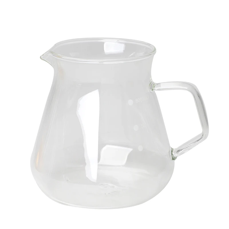 

High Borosilicate Glass Hand Coffee Pot Cloud Pot Filter Cup Glass Home Sharing Coffee Pot