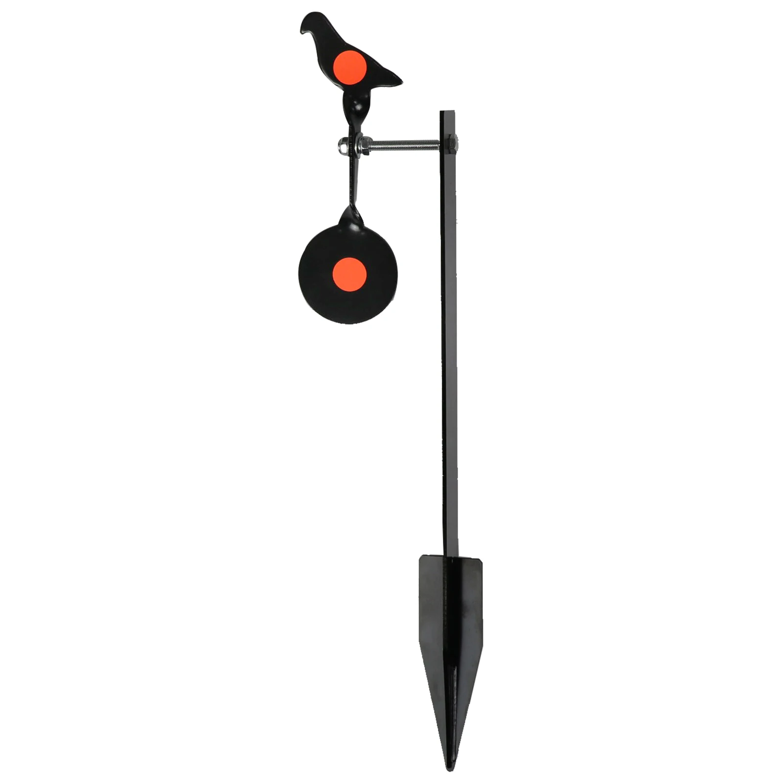 Modelo de Pájaro Metálico para Insertar en el Suelo 360 °   Objetivo giratorio para tiro de animales, para práctica de tiro con tirachinas y pistola de aire BB al aire libre