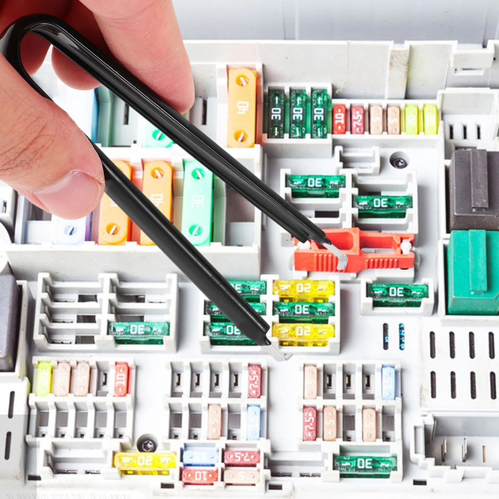 

2 Pcs Tools Bolt Extractor Kit Automotive Electrical Car Fuse Puller Disconnect Pliers for