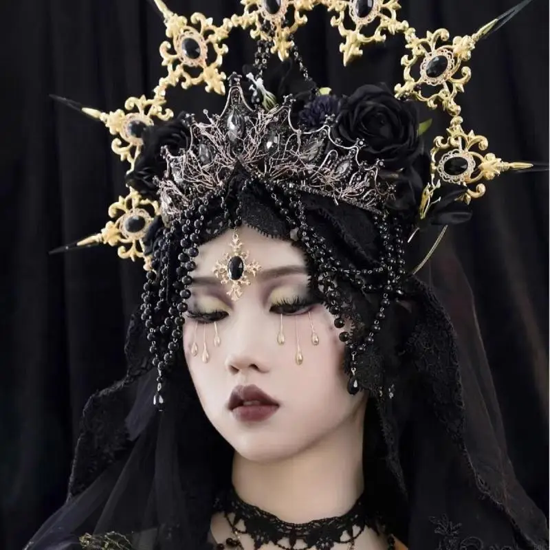 50le Nữ thần Nữ thần Truyền hình Hiệu trưởng Người phụ nữ Tổ chức nữ thần Gothic Gothic cho Halloween và đóng vai