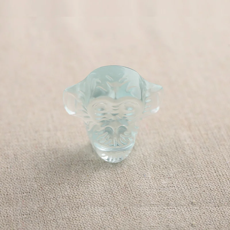 B&F Monkey head Crystal pendant Beads, Handmade Natural stones beads, Polished Stones for jewelry Making Supplies