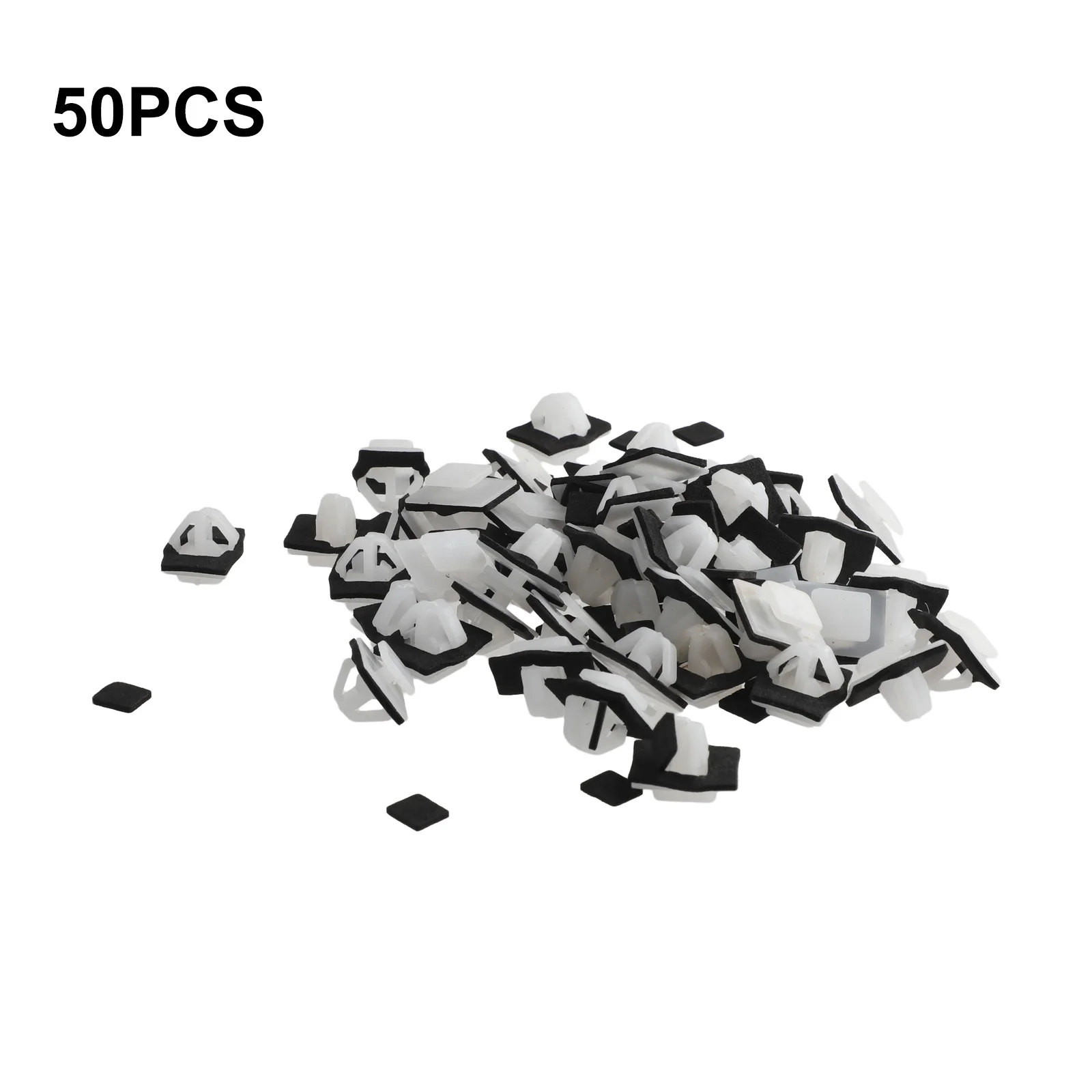 50Pcs Body Moulding Clip Retainer With Sealer for Hyundai and For Kia 877562E000 Easy Installation Durable Nylon