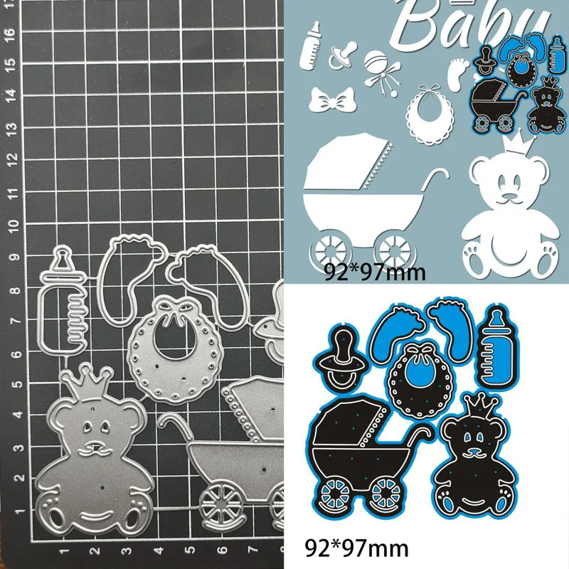 

Baby Supplies Metal Cutting Dies Stencil Template Scrapbooking Embossing Paper Cards Album Making Decora Craft Dies Cut