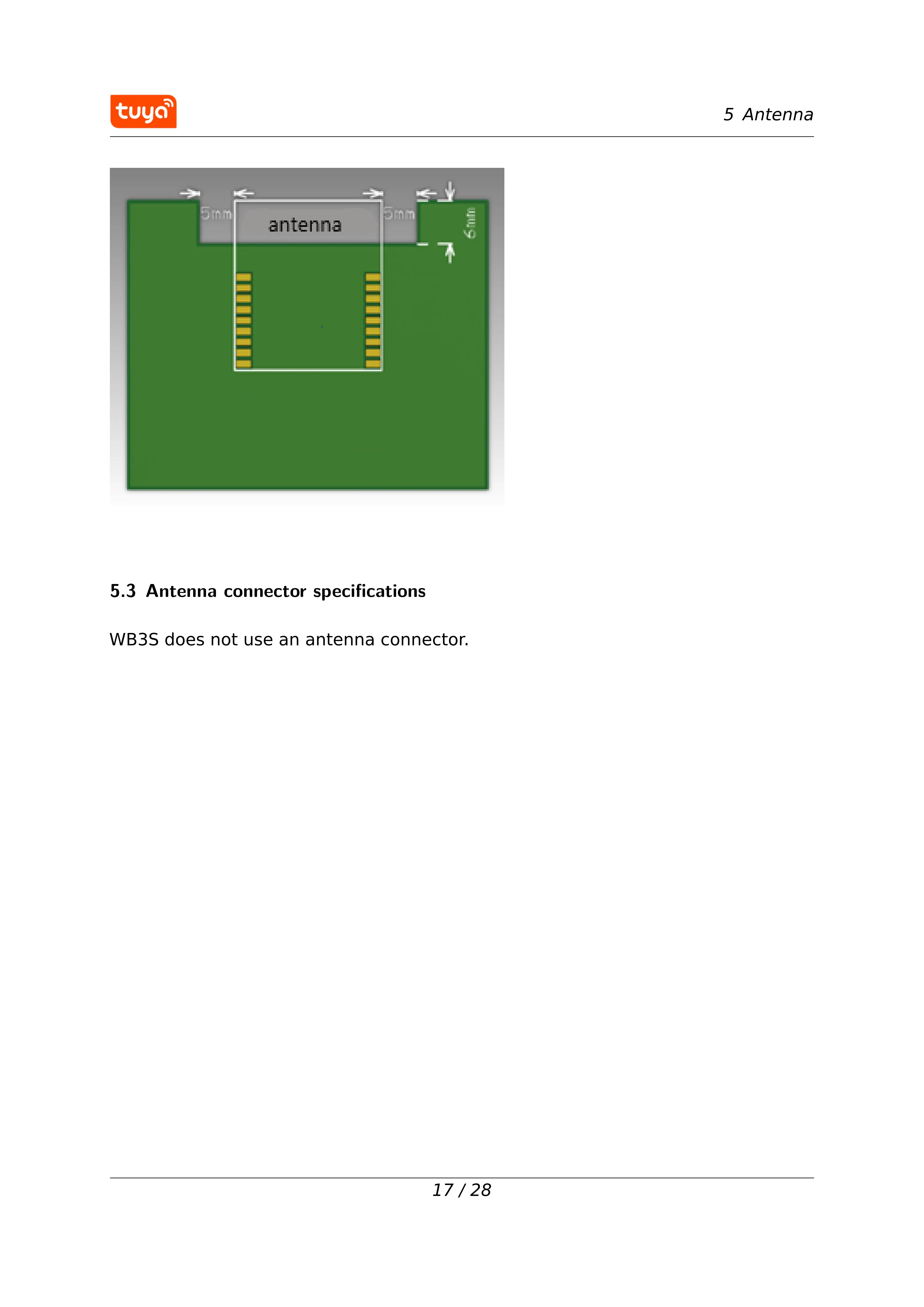 Tuya WBR3 Modul Wi-Fi/Bluetooth RTL8720CF Chip Low Power Embedded wbr3 Serielles Übertragungsmodul – Detail 19