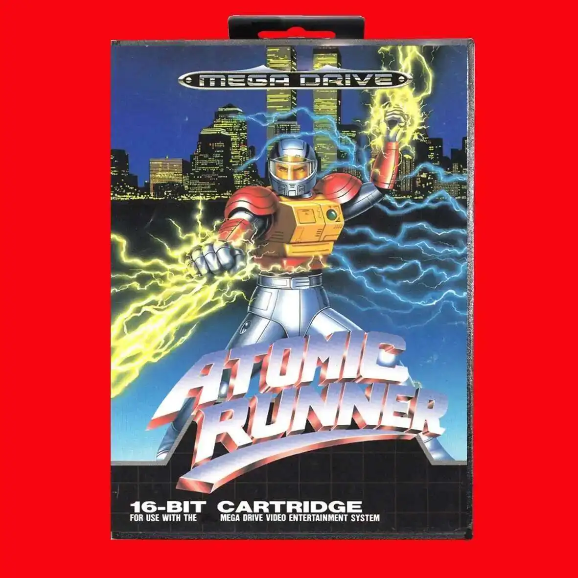 Atomic Runner 16Bit MD Game Cartridge with EUR Box for Sega Megadrive Genesis Systems