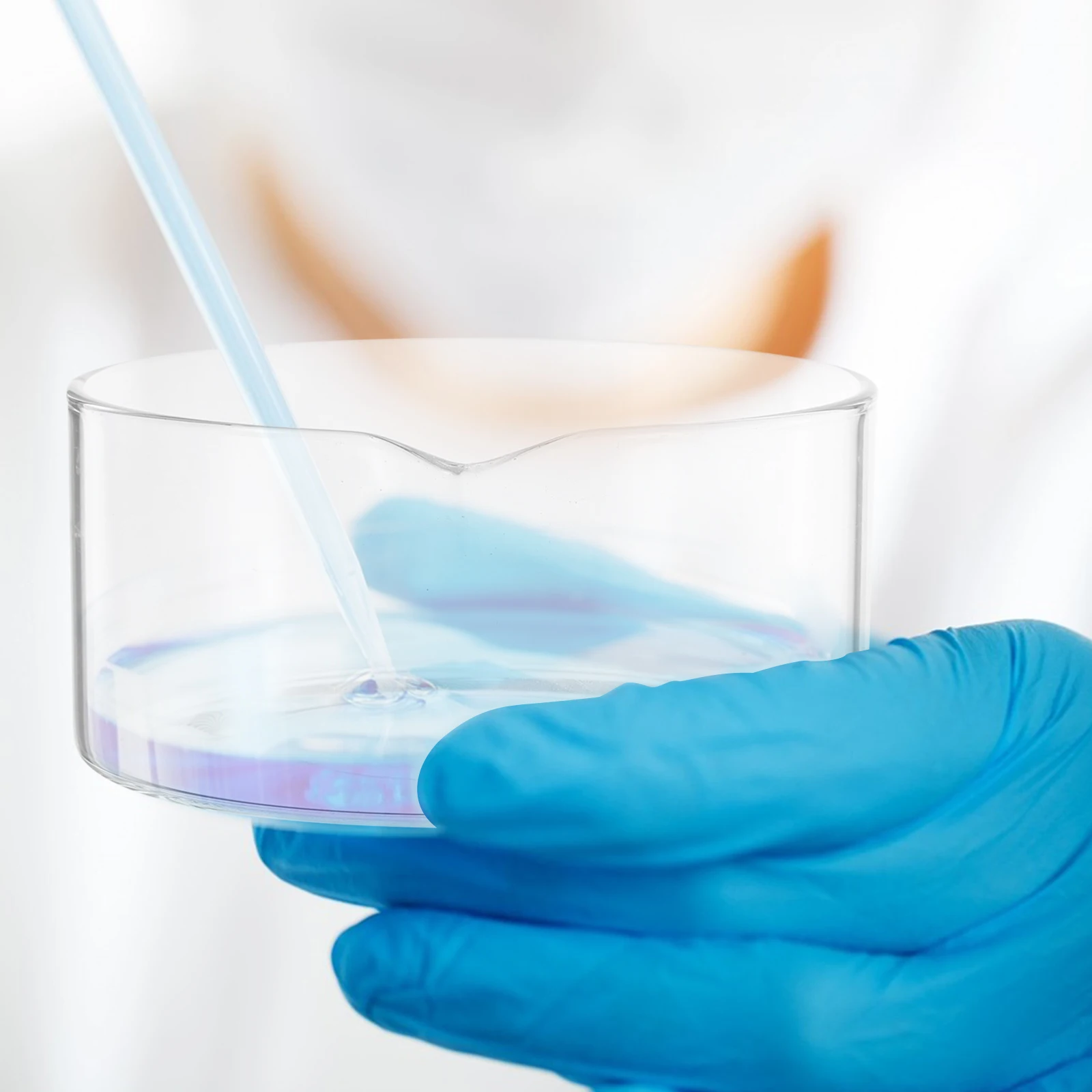 

Glass Crystallization Dish Round Shape Easy Pouring Spout Design Compact Laboratory Instrument Glass Crystallizing Dish