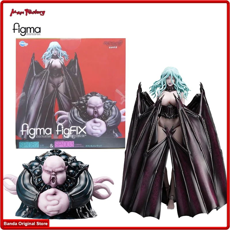 100% In Stock Original Figma SP 082 Slan Conrad Berserk The Golden Age Arc MEMORIAL EDITION Anime Action Collection Figures Toys